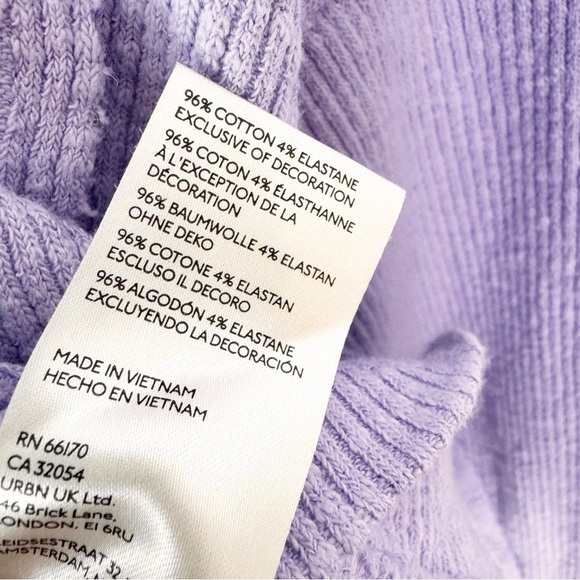 FREE PEOPLE Walk Away Tunic Top in Lavender Size M - Picture 9 of 10